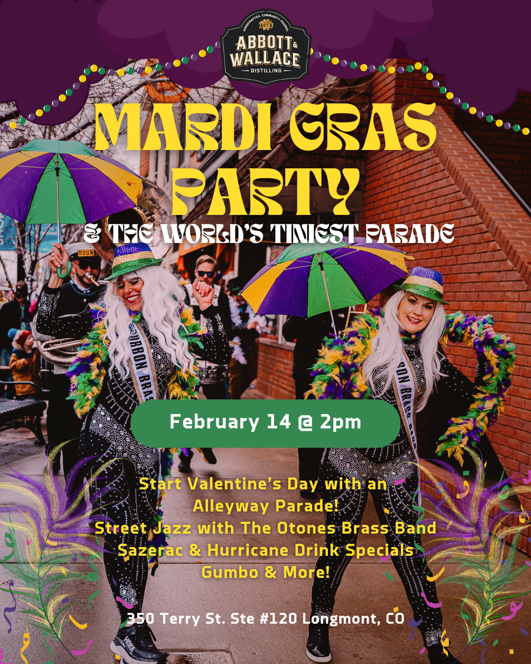 🎉 Mardi Gras Party & The World’s Tiniest Parade