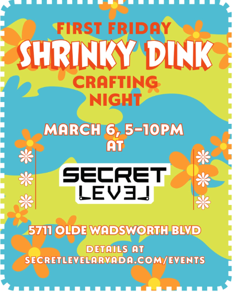 First Friday Shrinky Dink Crafting Night