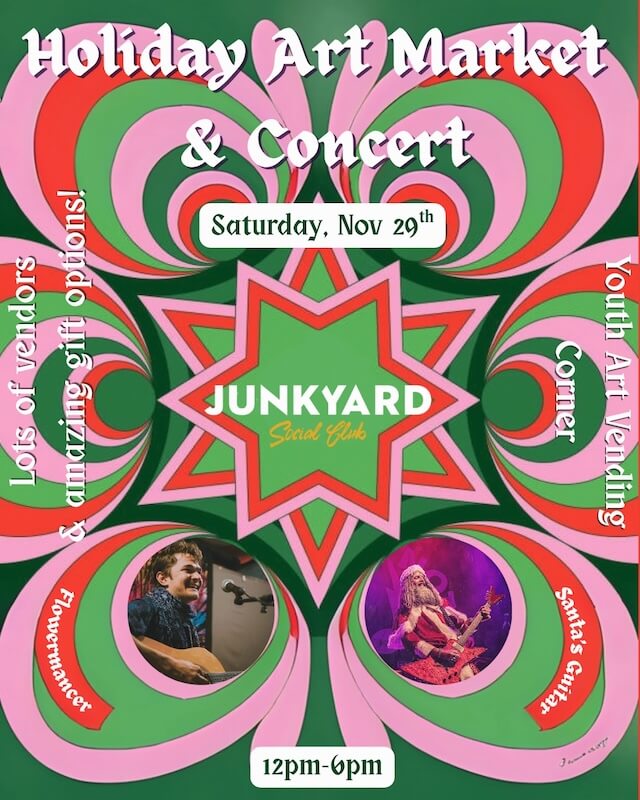 🎁 Junkyard Holiday Art Market: Shop Local, Spread Joy