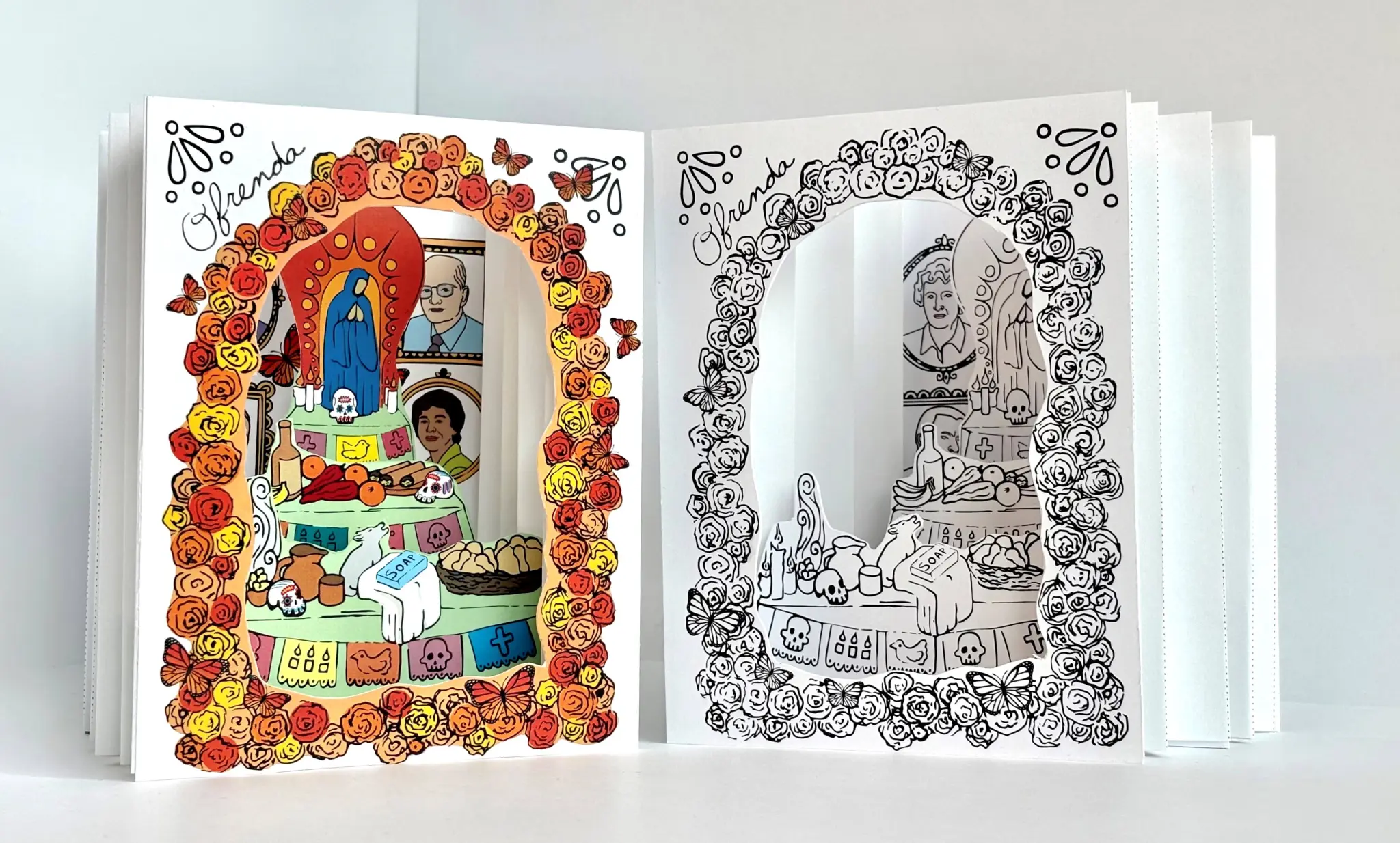 🎨 Celebrate Creativity at Art & Sip: Tunnel Book Day of the Dead Altar