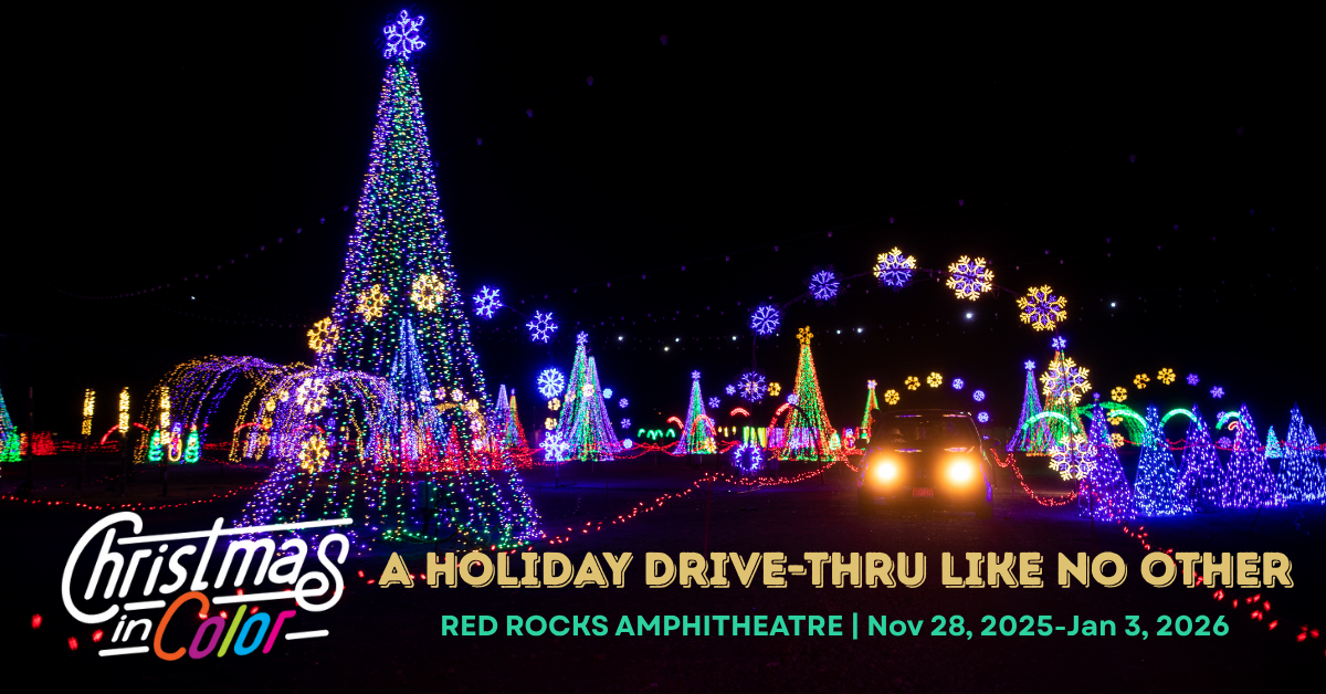 🎅 Drive Into the Holidays: Christmas in Color at Red Rocks
